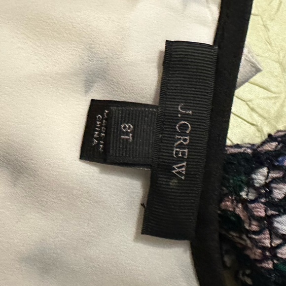 J. Crew Silk Stars Ruffle Long Sleeves Blouse Size 8T - Picture 6 of 6